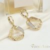 Orecchini GOLDFILLED antiallergici 38mm colore 14K