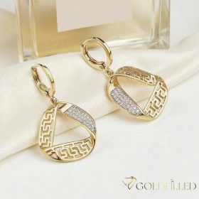 Orecchini GOLDFILLED antiallergici 38mm colore 14K
