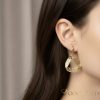 Orecchini GOLDFILLED antiallergici 38mm colore 14K