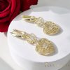 Orecchini GOLDFILLED antiallergici 48mm colore 14K