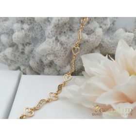 Bracciale GOLDFILLED antiallergico 19cm/6mm colore 18K