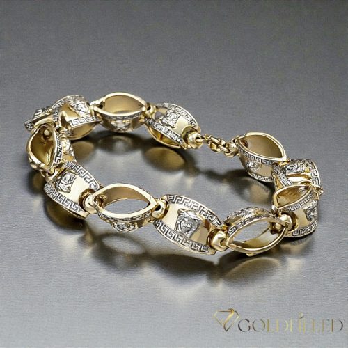 Bracciale GOLDFILLED antiallergico 24cm /11 mm colore multicolore