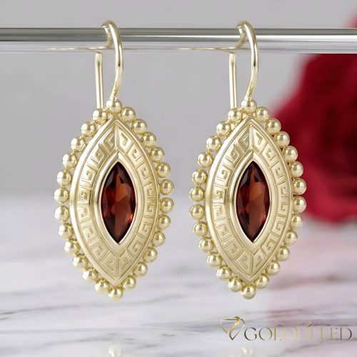 Orecchini GOLDFILLED antiallergici 46mm colore 14K