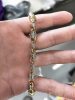 Bracciale GOLDFILLED antiallergico 22 cm/8 mm colore 14K