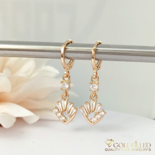 Orecchini GOLDFILLED antiallergici 32mm colore 18K