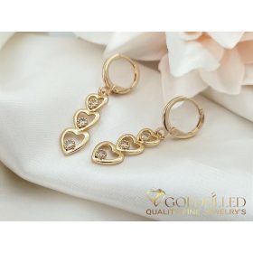 Orecchini GOLDFILLED 37mm colore 18K