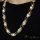 Collana GOLDFILLED antiallergica Luxury Barakka 70cm lunga e 11mm larga (140g) colore 14K multicolore