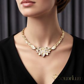   Collana GOLDFILLED antiallergica 45 cm/7,2 mm colore 14 K multicolore