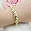 Bracciale GOLDFILLED antiallergico 17cm/10mm colore 14K