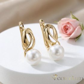Orecchino GOLDFILLED antiallergico 20mm colore 18K