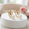 Orecchino GOLDFILLED antiallergico 20mm colore 18K