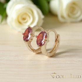 Orecchino GOLDFILLED antiallergico 15mm colore 18K