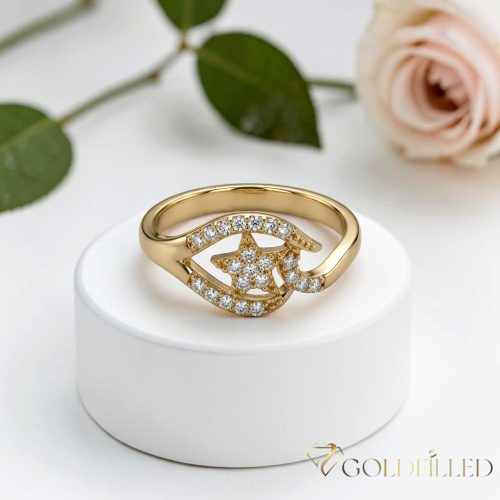 Anello GOLDFILLED antiallergico, diverse misure colore 18K
