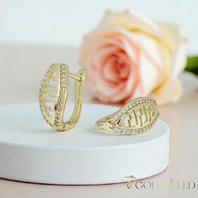 Orecchino GOLDFILLED antiallergico 17mm colore 18K