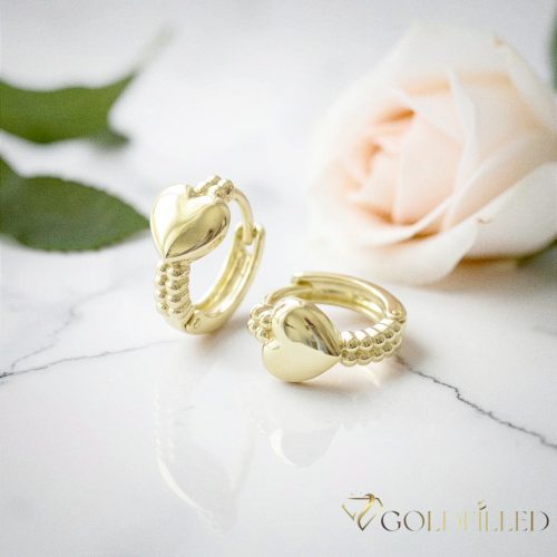 Orecchino GOLDFILLED antiallergico 14mm colore 14K 