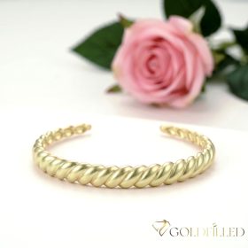   Bracciale GOLDFILLED antiallergico 4-10mm colore  (14K) diametro 60mm 