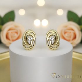 Orecchino GOLDFILLED antiallergico 18mm colore 18K