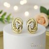 Orecchino GOLDFILLED antiallergico 18mm colore 18K