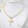 Collana GOLDFILLED antiallergica 55cm/4mm + Pendente colore 14K