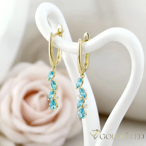 Orecchini GOLDFILLED antiallergici 42mm colore 14K