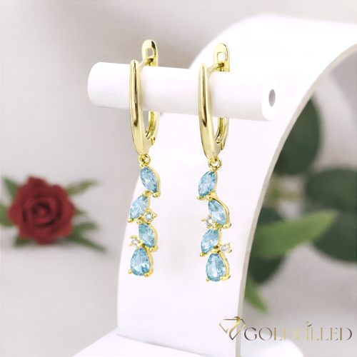Orecchini GOLDFILLED antiallergici 42mm colore 14K