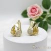 Orecchino GOLDFILLED antiallergico 17mm colore 18K