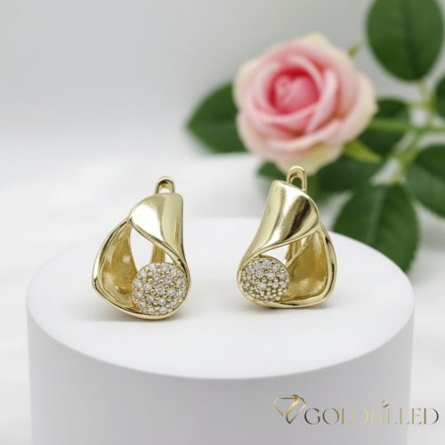 Orecchino GOLDFILLED antiallergico 17mm colore 18K