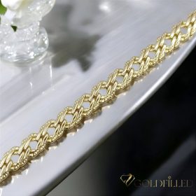 Bracciale GOLDFILLED antiallergico 19cm/5,5mm colore 14K
