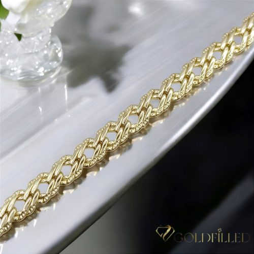 Bracciale GOLDFILLED antiallergico 19cm/5,5mm colore 14K