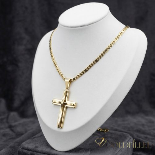 Collana GOLDFILLED antiallergica 60cm/4mm + Pendente colore 14K