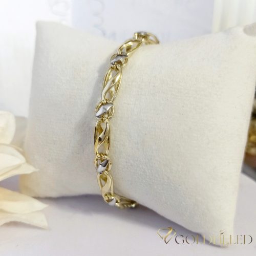 Bracciale GOLDFILLED antiallergico in diverse dimensioni colore 14K (spessore 6mm) 