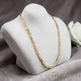  Collana "Figaro" GOLDFILLED antiallergica  in diverse dimensioni 3,5 mm  colore 14K