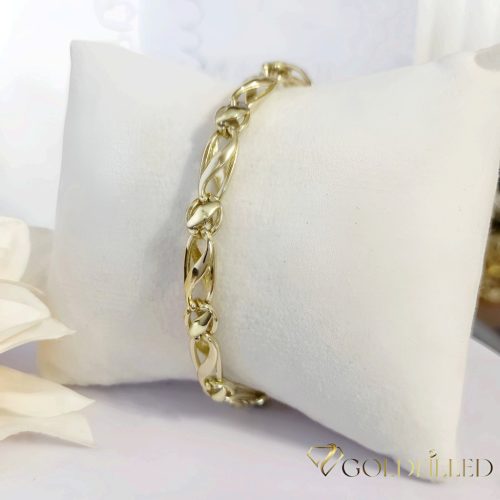 Bracciale GOLDFILLED antiallergico in diverse dimensioni colore 14K (spessore 6mm) 