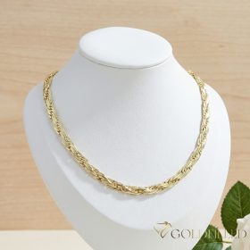   Collana GOLDFILLED antiallergica Luxury 50cm lunga e 7mm larga colore 14K
