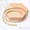 Collana GOLDFILLED antiallergica Luxury 50cm lunga e 7mm larga colore 14K