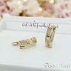 Orecchino GOLDFILLED antiallergico 17mm colore 18K