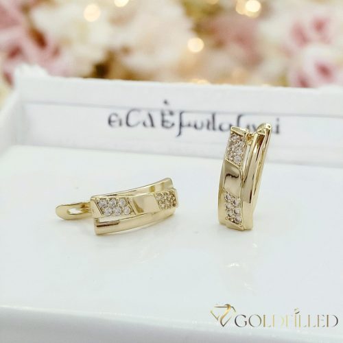 Orecchino GOLDFILLED antiallergico 17mm colore 18K