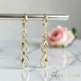 Orecchini GOLDFILLED antiallergici 42mm colore 14K