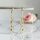 Orecchini GOLDFILLED antiallergici 42mm colore 14K
