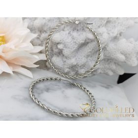 Orecchini GOLDFILLED antiallergici 22mm colore 18K