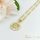 Collana GOLDFILLED antiallergica 45cm / 4mm + pendente del sagittario colore 14K