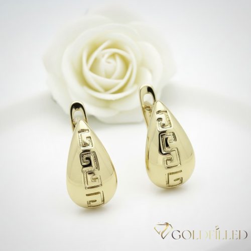 Orecchino GOLDFILLED antiallergico 14mm colore 14K 