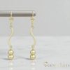 Orecchini GOLDFILLED antiallergici 54mm colore 14K
