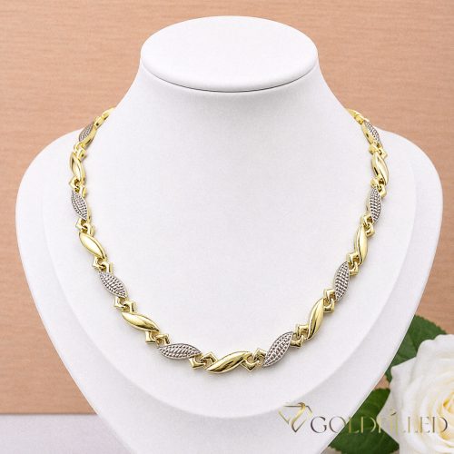 Collana GOLDFILLED antiallergica esclusiva in diverse dimensioni /8 mm colore 14K Multicolor 