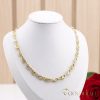 Collana GOLDFILLED antiallergica esclusiva in diverse dimensioni /7 mm colore 14K Multicolor 