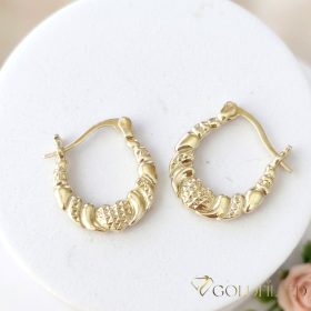 Orecchino GOLDFILLED antiallergico 25 mm colore 14K