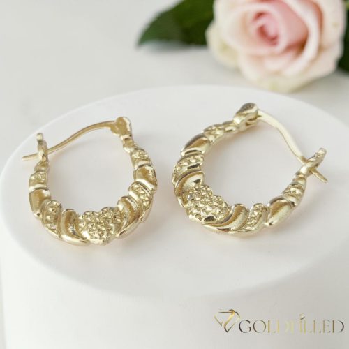 Orecchino GOLDFILLED antiallergico 25 mm colore 14K