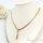 Collana GOLDFILLED antiallergica 50cm/4mm + Pendente colore 18K