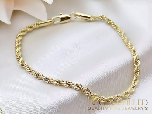 Bracciale GOLDFILLED antiallergico 19 cm /3mm colore 14K