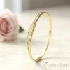Bracciale GOLDFILLED antiallergico 7-4mm colore  (14K) diametro 60mm "apribile"